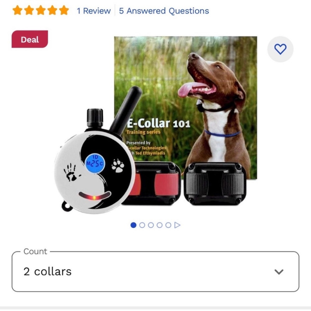 New in Original Box 
Mini Educator Ecollars
2 Dog System, includes 2 collars
